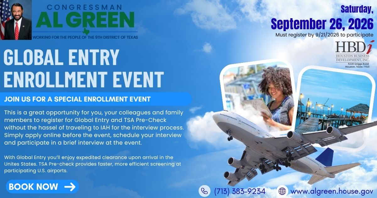 Global Entry Enrollment Event
