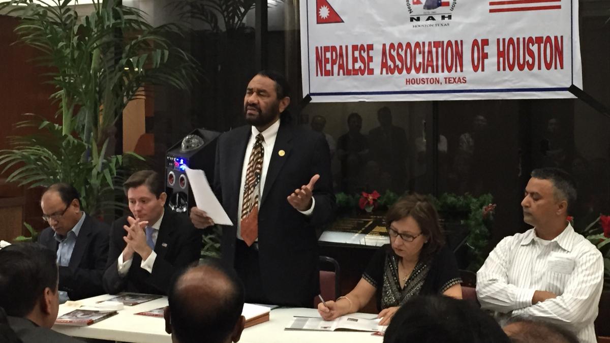 Al Green announces his efforts to assist constituents