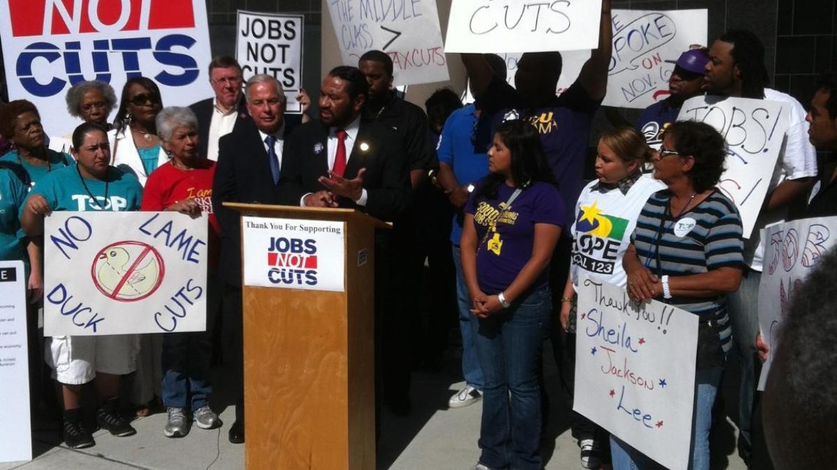 Congressman Al Green at News Conference.jpg